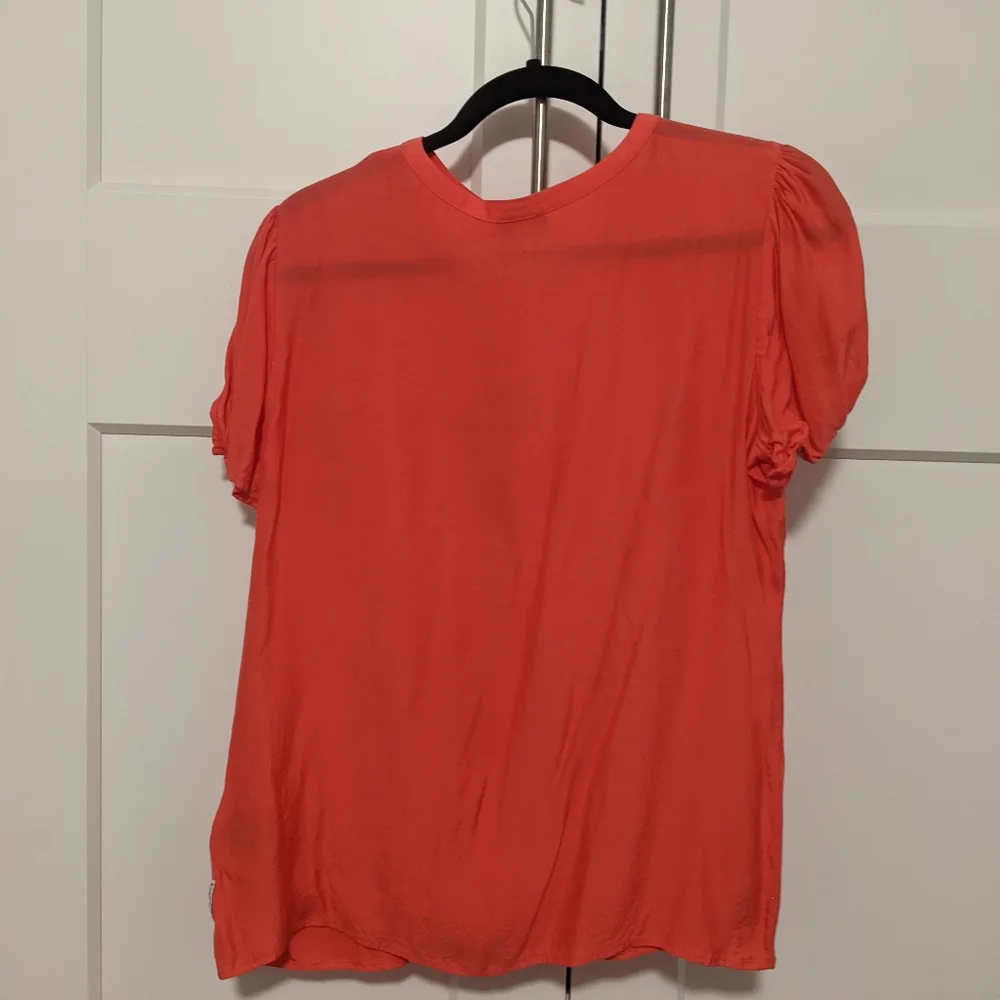 Armani Jeans Top Coral Colour Size 10 - Picture 7 of 8